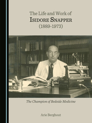 cover image of The Life and Work of Isidore Snapper (1889-1973)